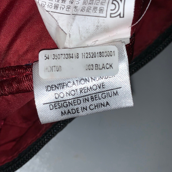 Women's Hedgren Black Quilted Crossbody Bag One Size with red Interior - Picture 11 of 16